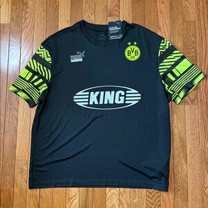 Puma King Borussia Dortmund Football Heritage Jersey Men’s XL NWT